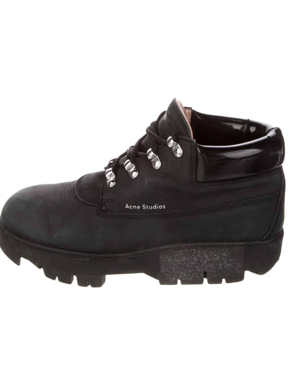 ACNE STUDIOS RUGGED PLATFORM WHIPSTITCH BOOTS